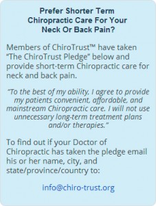 chirotrust pledge